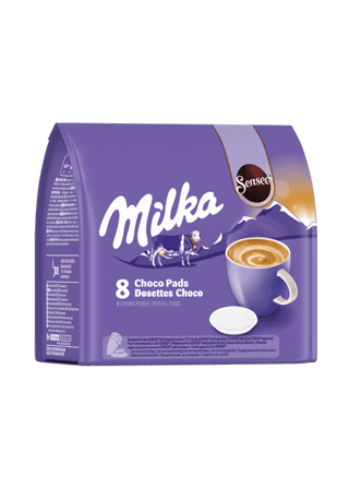 fr 8711000468128 pads senseo milka 92g 8x front left