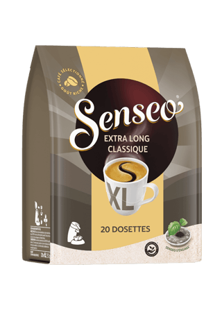 pads senseo extra long classique 20x front left