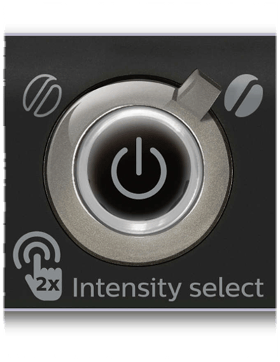 senseo machines selecteur intensite